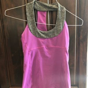 Lululemon tank with built in bra